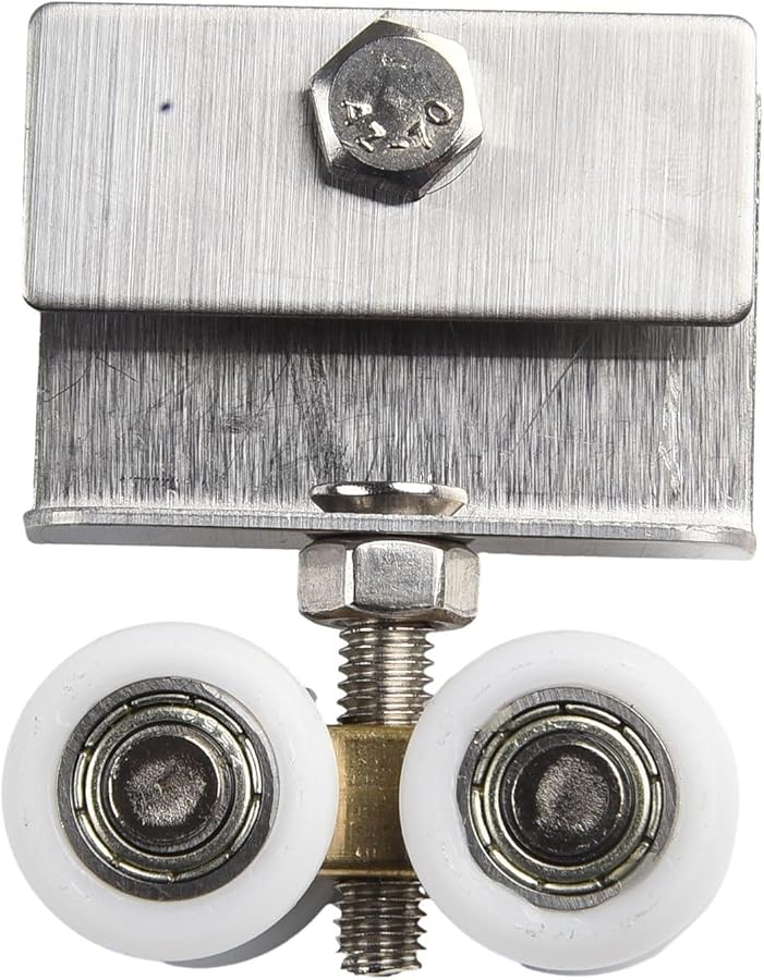 نايلون ونحاس بكرة باب دش 4 4 سم × 2 2 سم أربع عجلات زجاج منزلق دولاب بكرة - Image 2