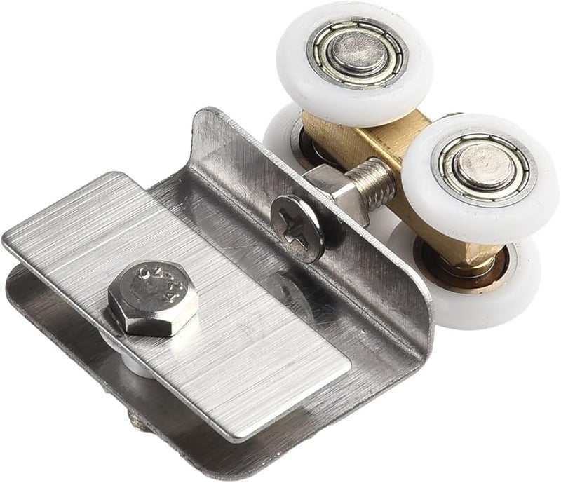 نايلون ونحاس بكرة باب دش 4 4 سم × 2 2 سم أربع عجلات زجاج منزلق دولاب بكرة - Image 5