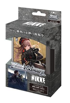 Bushiroad Weiss Schwarz Trial Deck Goddess Victory NIKKE Anime CCG Deck 15 50 Cards Playmat Manuals 2024 Release - Image 1