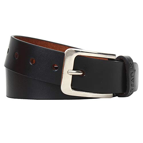 Creature Formal/Casual Black Color Genuine Leather Belts For Men (Length- 46 inches||35MM||BL-037) - Image 3