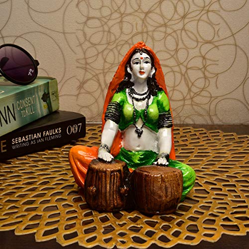 Karigaari - Ideas Hand Crafted Polyresin Green Eco Friendly Rajasthani Idol Figurine - Image 2