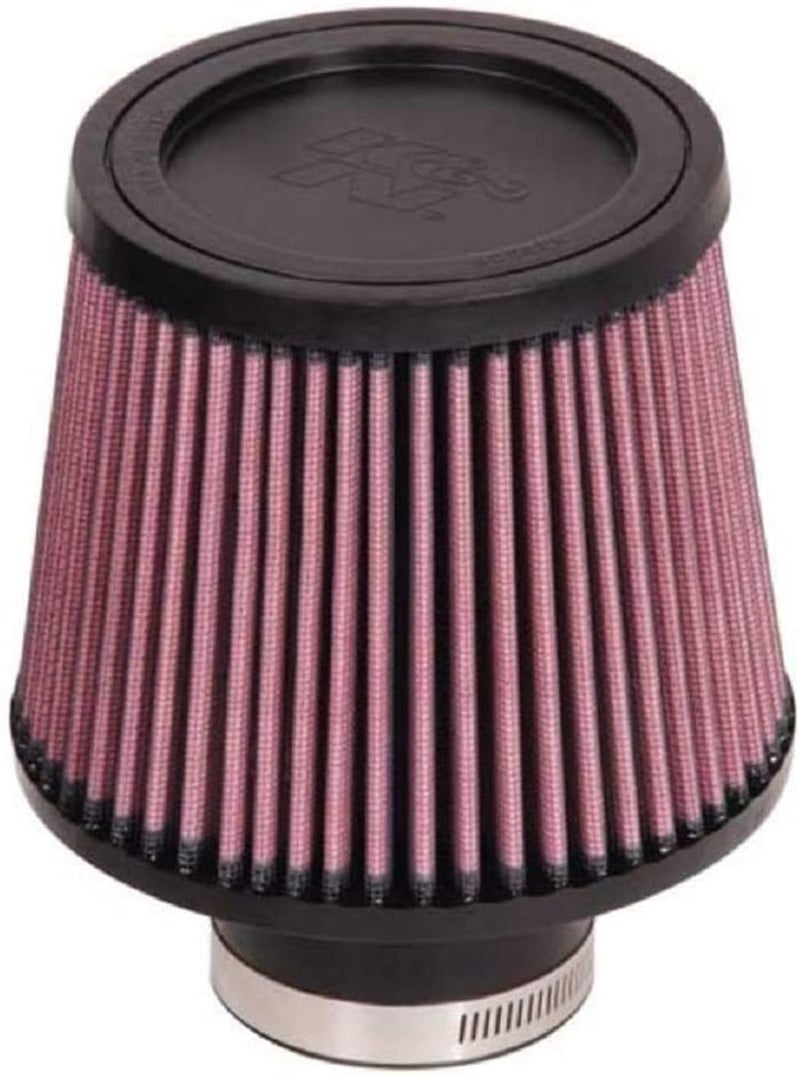 K+N K&N High-Flow Original Lifetime Universal Clamp-On Air Filter: High Performance, Premium, Washable: Flange Diameter: 2.5 In, Filter Height: 5 In, Flange Length: 2 In, Shape: Round Tapered, RU-5174 - Image 1