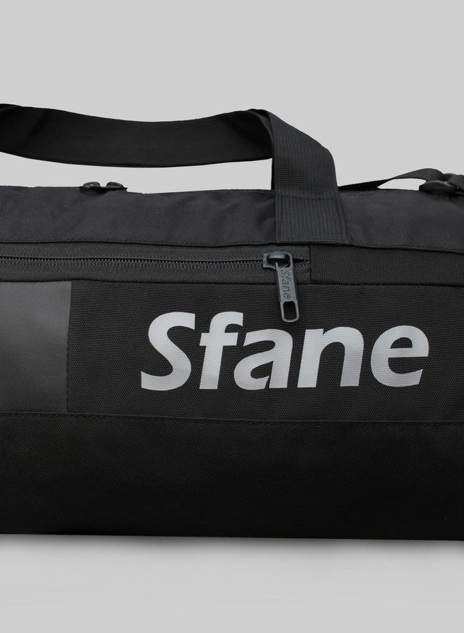 Sfane Men & Women Polyester Black & Grey Trendy Duffel Gym Bag (1 Qty) (Grey) - Image 5