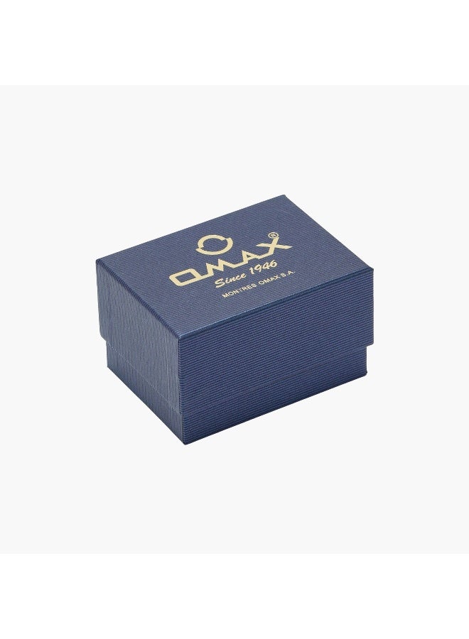 OMAX ساعة أومكس فضية أنالوج للرجال - Image 4