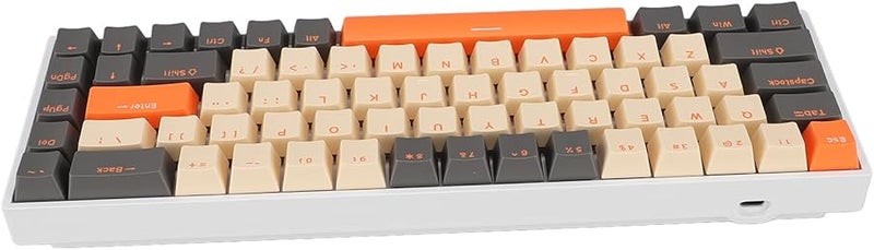 بونجاس 68 مفتاح لوحة مفاتيح ميكانيكية للألعاب بإضاءة RGB، مفتاح أحمر، نوع C سلكي، مريح، ABS - Image 2