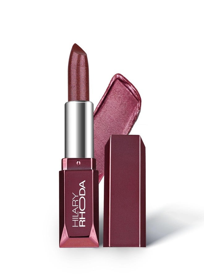 Hilary Rhoda Starlight Metallic Lipstick | Metallic Shine Glitter | Creamy & Long Lasting Lipstick | Lightweight & Hydrating Formula | 4g (Pink Saturn - Shade 02) - Image 1