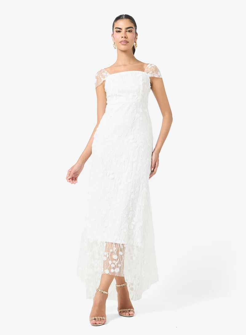 Off Shoulder Lace Dress