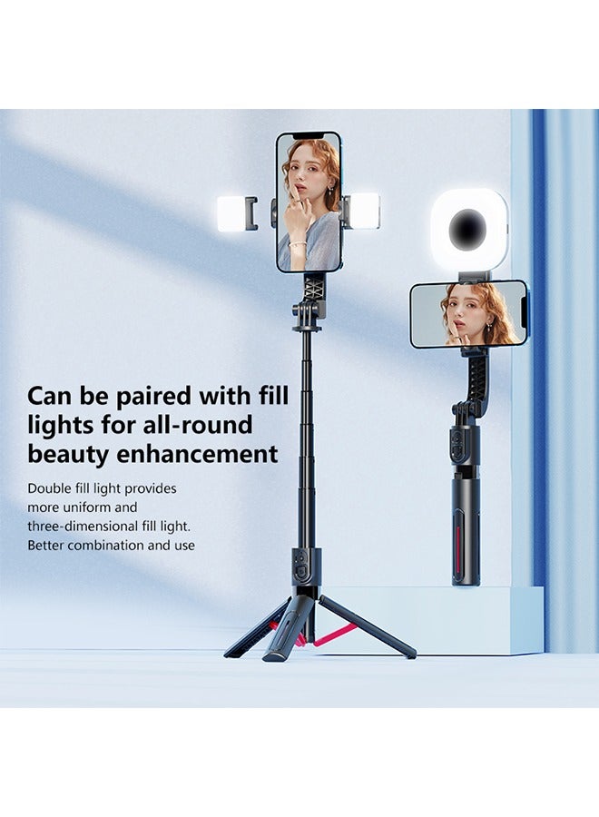 Joshberg Selfie Stick,Portable Selfie Stick Tripod,Phone Stabilizer Extendable to 90cm, 360°Rotating Multifunctional Phone Holder with Wireless Remote Control and Two LED Light Suitable for All Cell Phones - Image 5