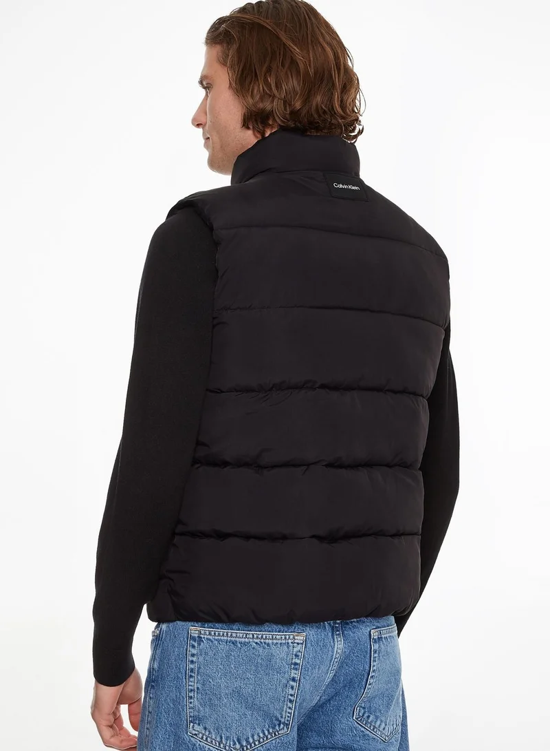 CALVIN KLEIN Essential Crinkle Nylon Quilt Vest