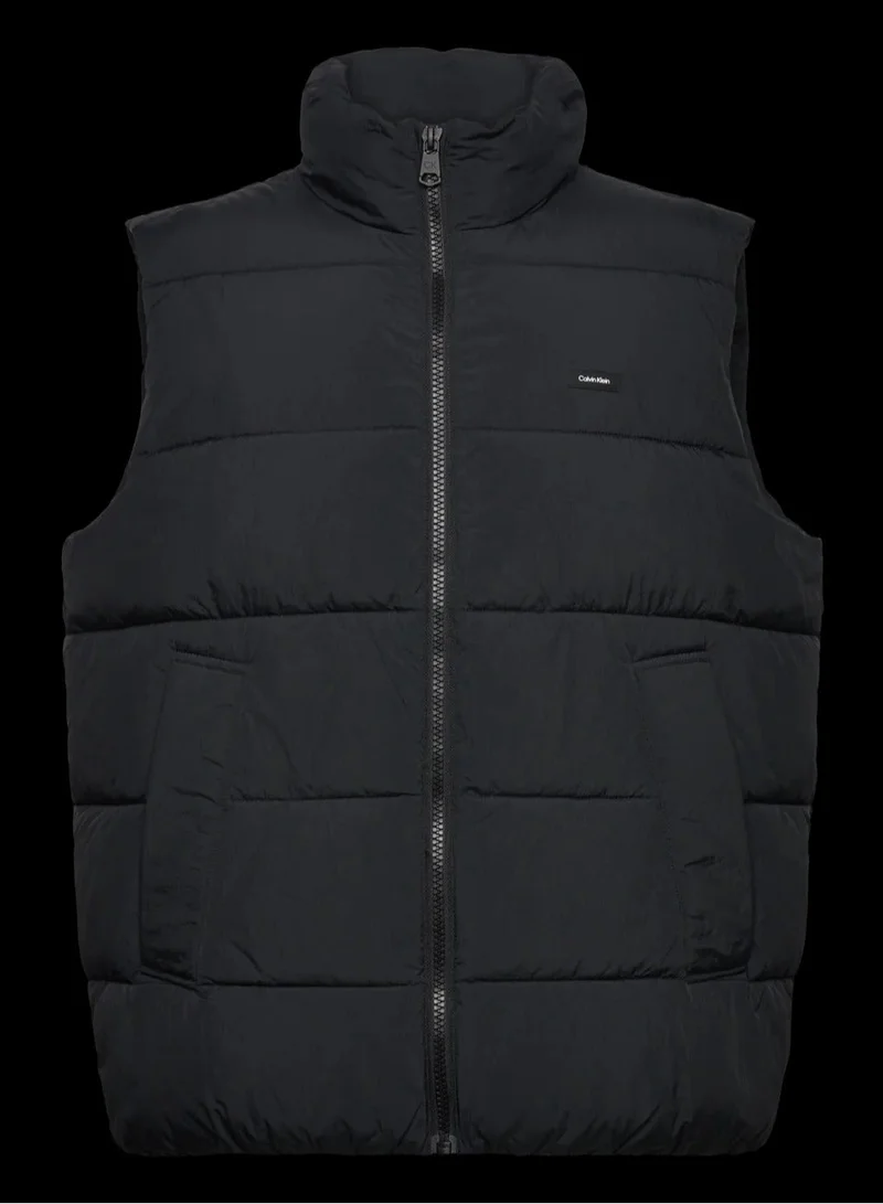 CALVIN KLEIN Essential Crinkle Nylon Quilt Vest