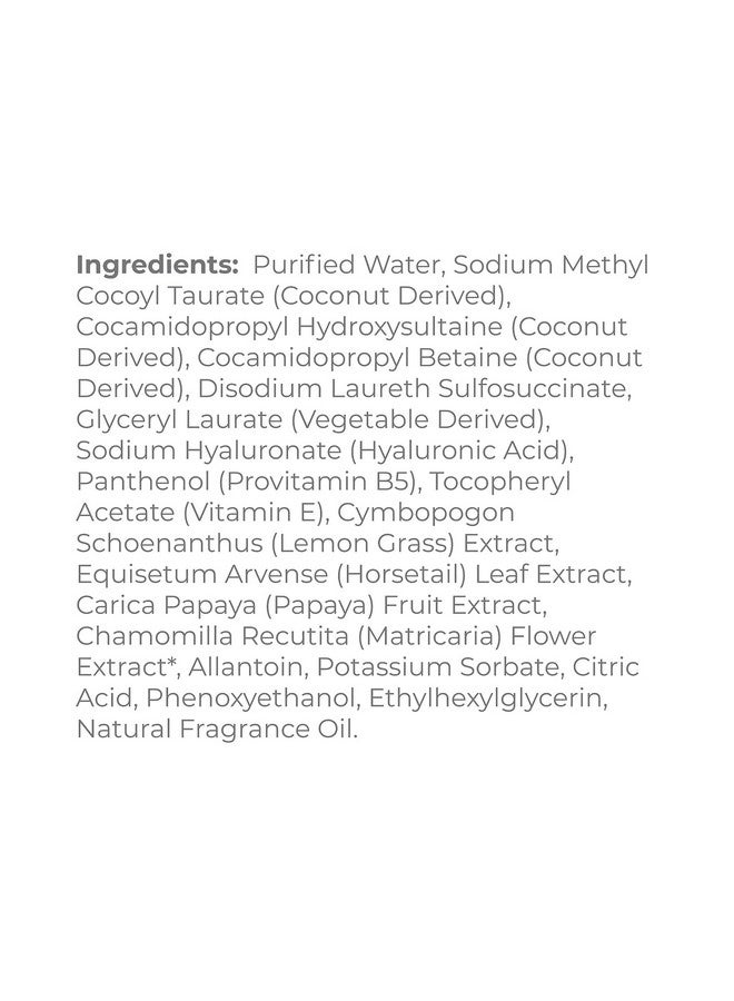 derma-e Ermae Hydrating Gentle Cleanser With Hyaluronic Acid Moisturizing Facial Cleanser Tones Moisturizes & Improves Skin Texture Gently Exfoliating Face Wash 6 Fl Oz - Image 4