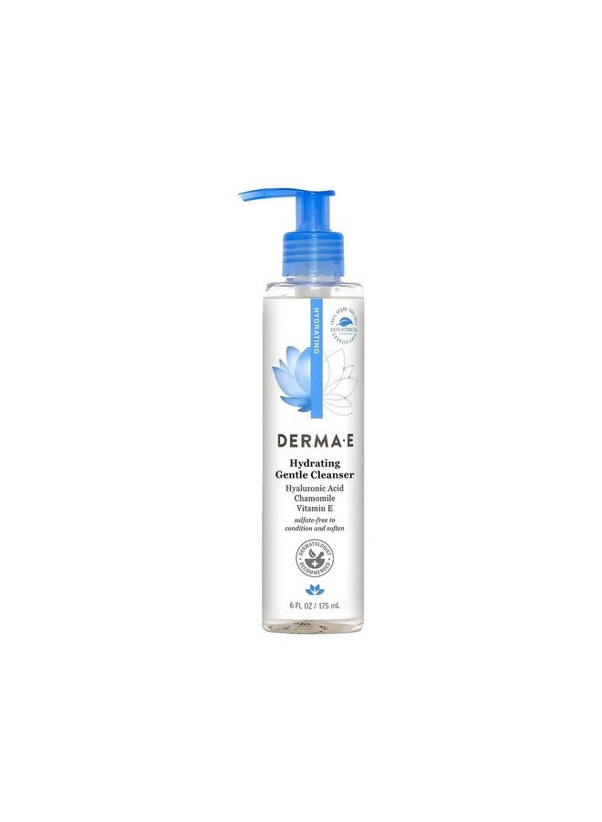 derma-e Ermae Hydrating Gentle Cleanser With Hyaluronic Acid Moisturizing Facial Cleanser Tones Moisturizes & Improves Skin Texture Gently Exfoliating Face Wash 6 Fl Oz - Image 2