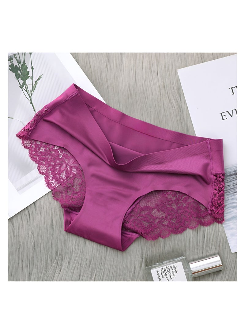 6-Pack Mid Waist Panty Hipster Panties With Lace Multicolor  - Image 5