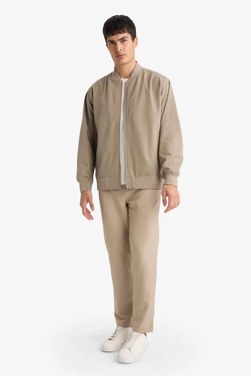 Defacto Slim Fit Lined Crinkle Jacket