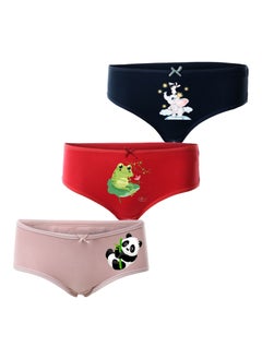 Mesery Mesery Bundle Of Three Ultra Soft Hipster Panties - For Girls  - Image 1
