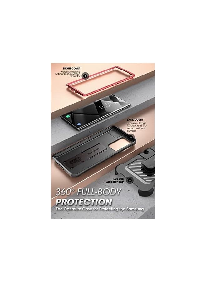 SupCase - SUPCASE Unicorn Beetle Pro Series Case for Samsung Galaxy Note 20 Ultra (2020 Release), Full-Body Rugged Holster & Kickstand Without Built-In Screen Protector (Metallic Red) - Image 1