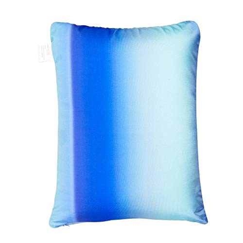 FABSKIY Squishy Neck Microbead Throw Pillow with Removable Cover, 16 and 12Inches Soft Travel Body Bed Pillow Bead Pillow for Kids Adult Chair Sleeping Car Seat (Ocean Blue) - Image 4