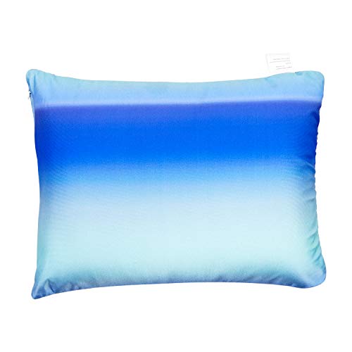 FABSKIY Squishy Neck Microbead Throw Pillow with Removable Cover, 16 and 12Inches Soft Travel Body Bed Pillow Bead Pillow for Kids Adult Chair Sleeping Car Seat (Ocean Blue) - Image 3