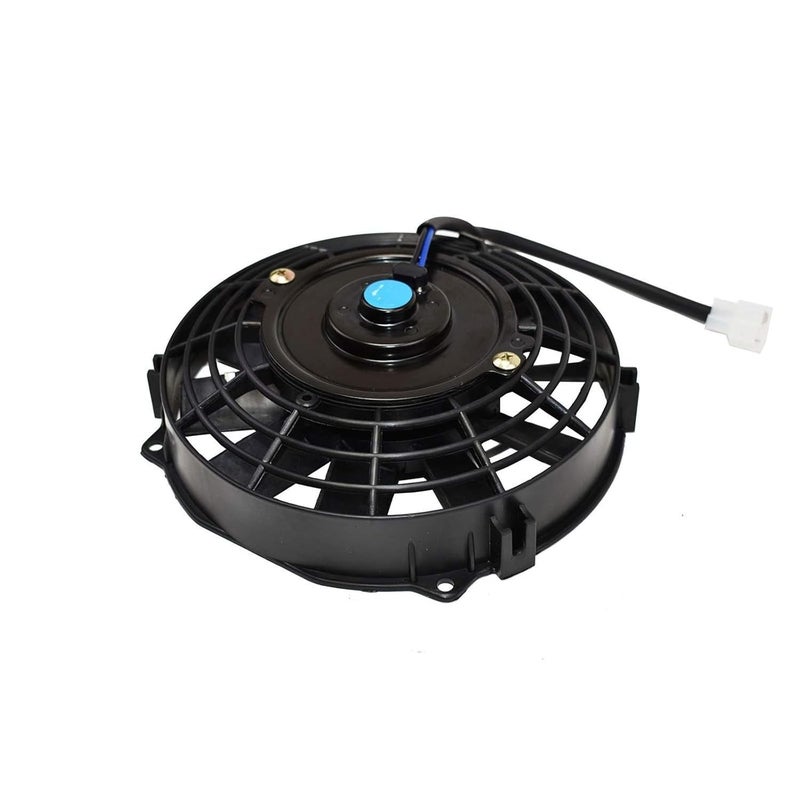 A-Team Performance Universal 8-Inch Radiator Cooling Fan Type 120021-12 V, Black - Reversible Blades & 1700 CFM Cooling Fan - Battery-Operated Portable Units for Garage & Bedroom - Image 2