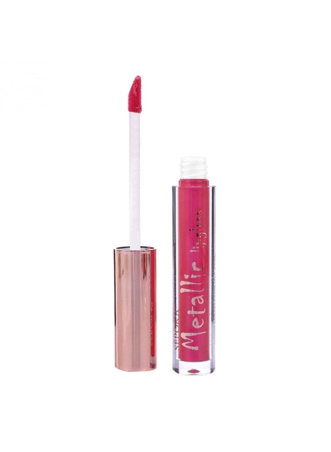 klarako Matte Metallic Lip Gloss Long Lasting Waterproof Strong Pigmented Not Stick Cup  Shimmer Liquid Lipstick Makeup for Women - Image 2