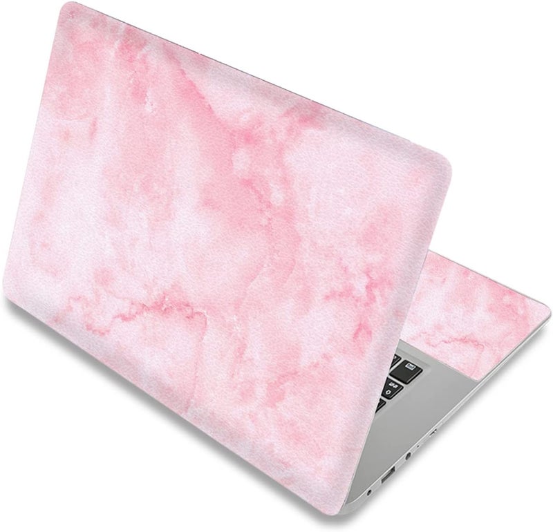 Laptop Skin Sticker Decal,12" 13" 13.3" 14" 15" 15.4" 15.6 inch Laptop Skin Sticker Cover Art Decal Protector Notebook PC (Pink Marble)