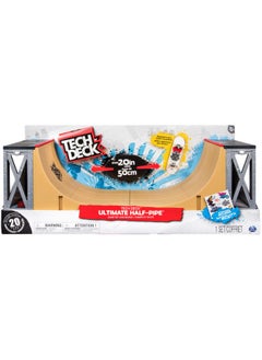 Tech Deck Ultimate 20 Inch Half Pipe Ramp Playset And Exclusive Primitive Pro Fingerboard Kids Toys For Boys And Girls Ages 6 And Up  - Image 1