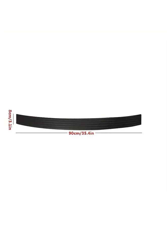1pc Universal Fit PVC Trunk Protection Bar Anti Collision Rear Bumper Guard - Image 3