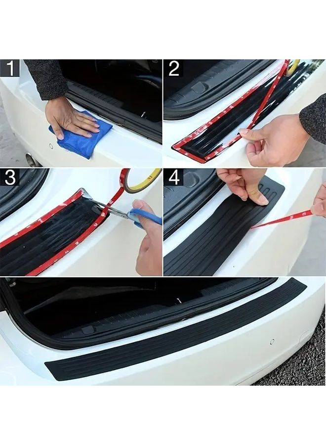 1pc Universal Fit PVC Trunk Protection Bar Anti Collision Rear Bumper Guard - Image 5
