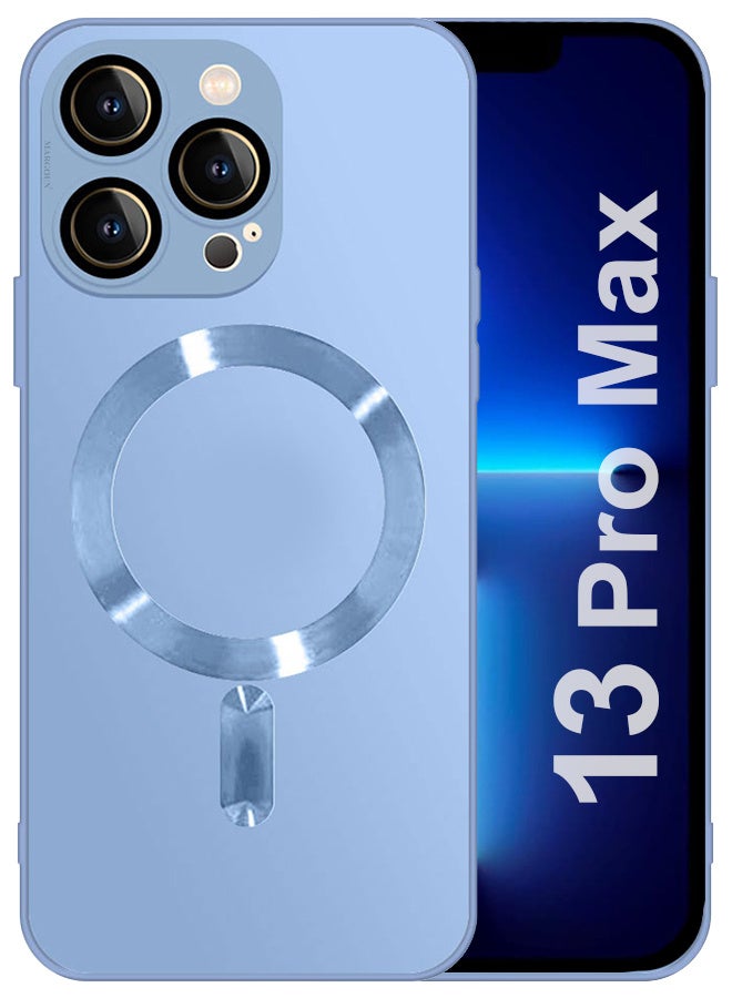 CATANES iphone 13 Pro Max Case and Cover With MagSafe Built-in High-Grade TPU Material Sky Blue - Image 1