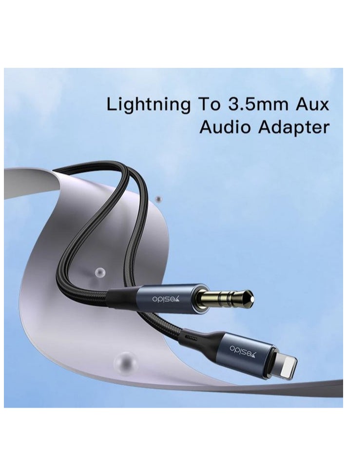 Yesido YAU35 Lightning to 3.5mm Aux Audio Adapter Cable  - Image 2