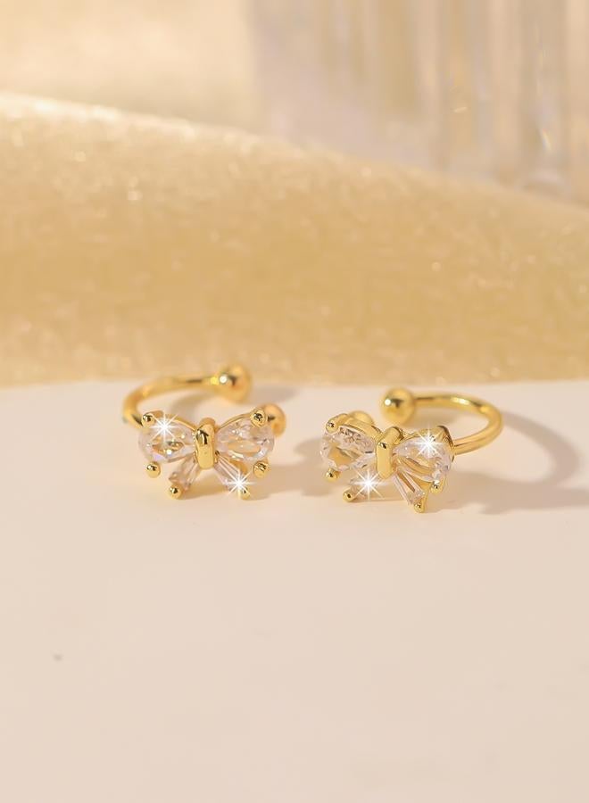 Take Two Non Piercing  Bow Earrings - Image 5