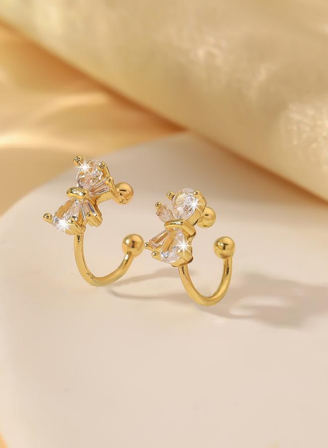 Take Two Non Piercing  Bow Earrings - Image 4