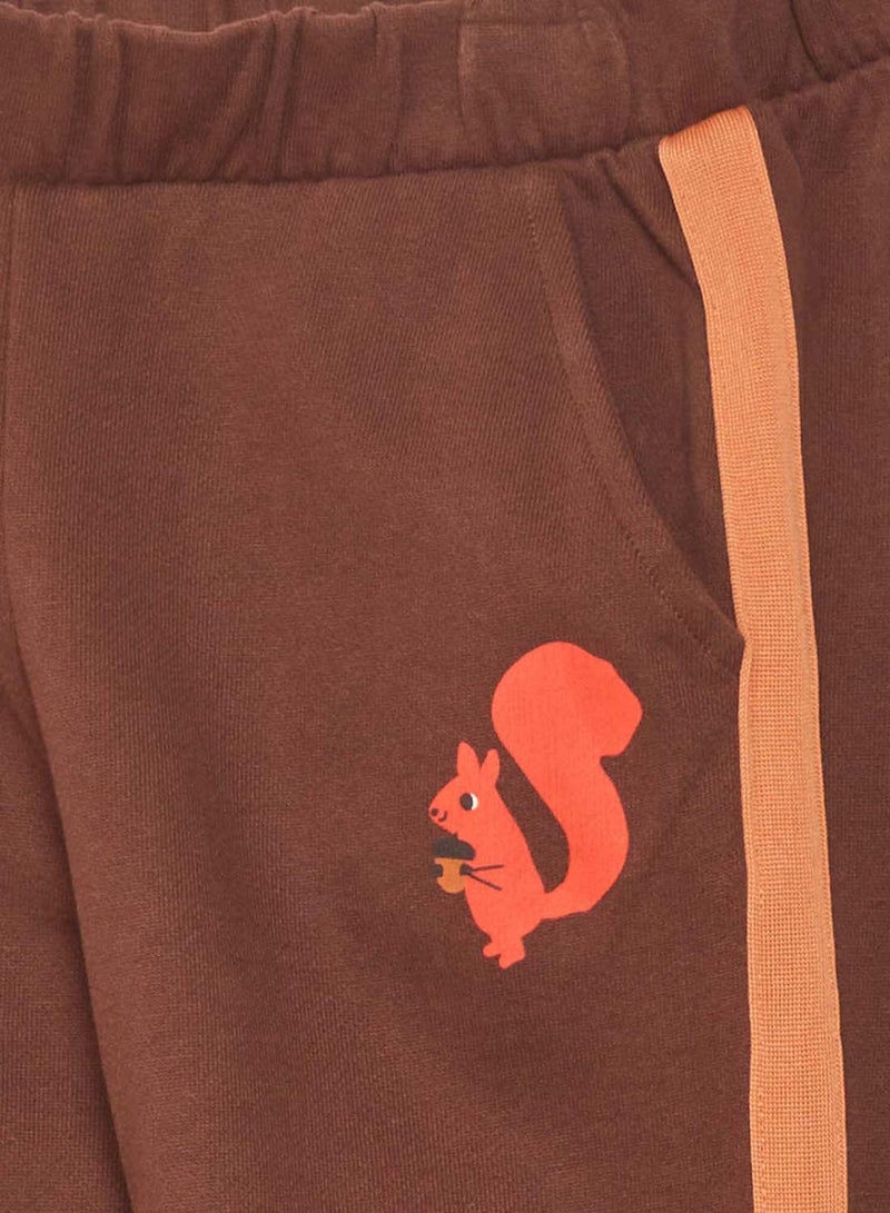 كيابي بنطال جوجر باللون البني - Image 4