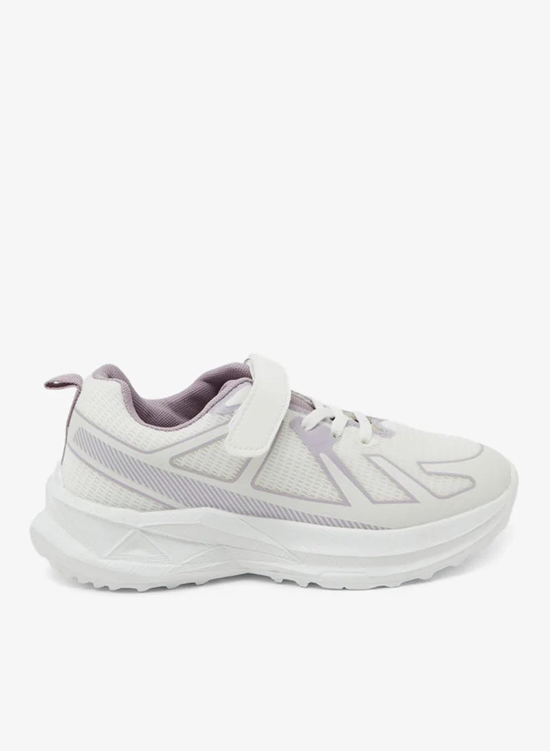 Redtag Senior Girls White Color Block Trainers