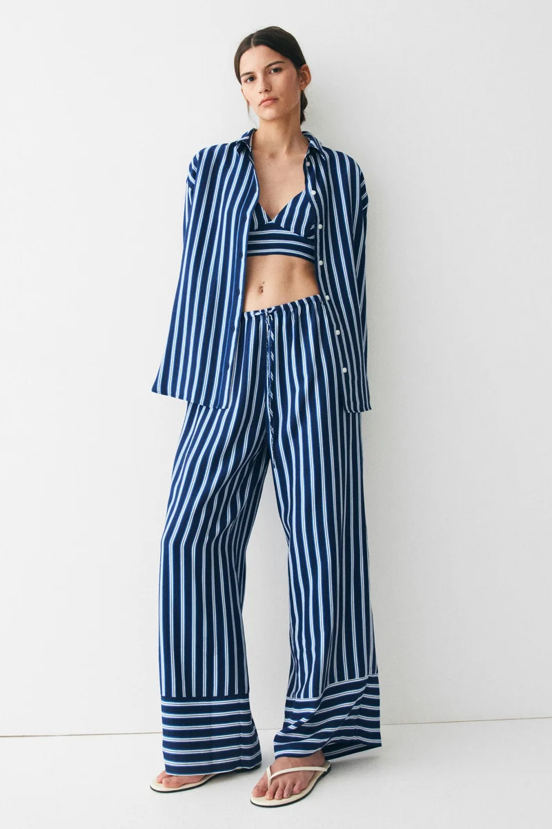 H&M Drawstring twill trousers