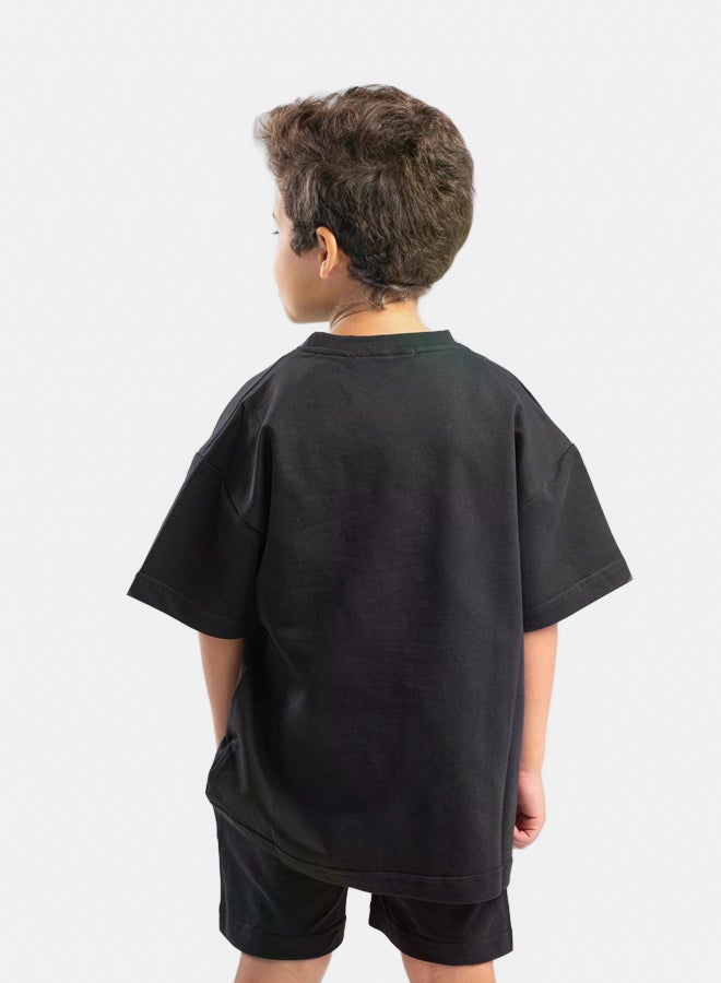 أورغندي أسود شورت - Image 2