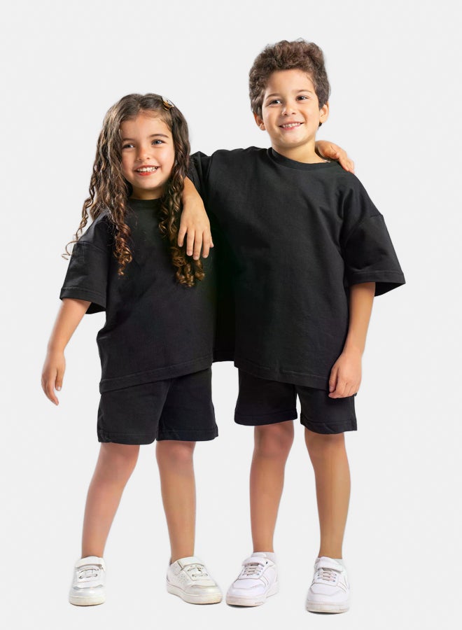 أورغندي أسود شورت - Image 4