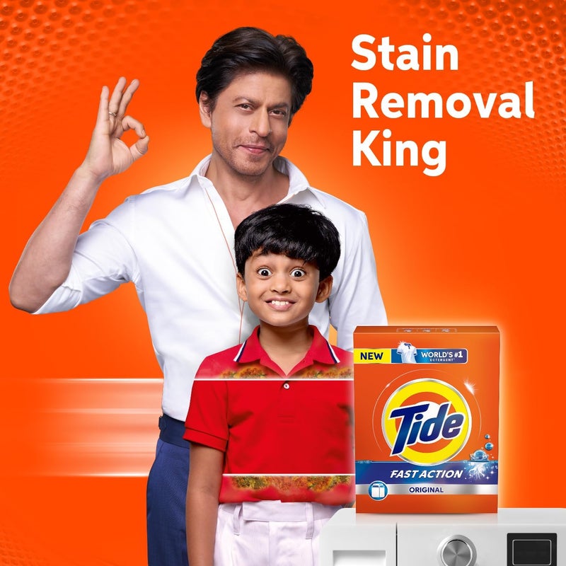 Tide Fast Action Laundry Detergent Powder, 9 KG - Image 2