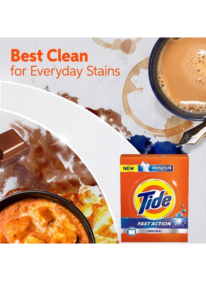 Tide Fast Action Laundry Detergent Powder, 9 KG - Image 5