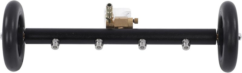 كلاراكو منظف الهيكل السفلي، مكنسة غسيل أسفل السيارة بالماء بضغط 1000-4000 رطل لكل بوصة مربعة مع عصا تمديد من قطعتين، 4 فوهات، موصل 1/4، منظف لغسالة الضغط - Image 1