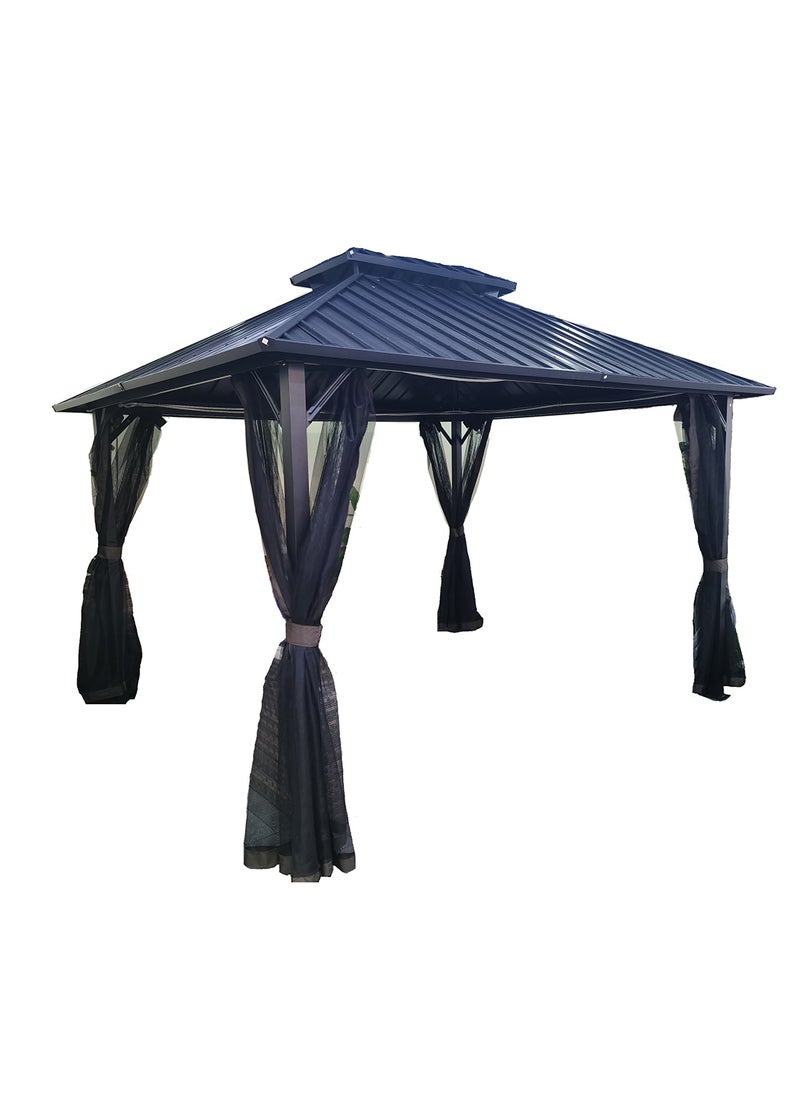 Oasis Casual 3*3.6 METER STEEL GAZEBO WITH MOSQUITO NET  - Image 1