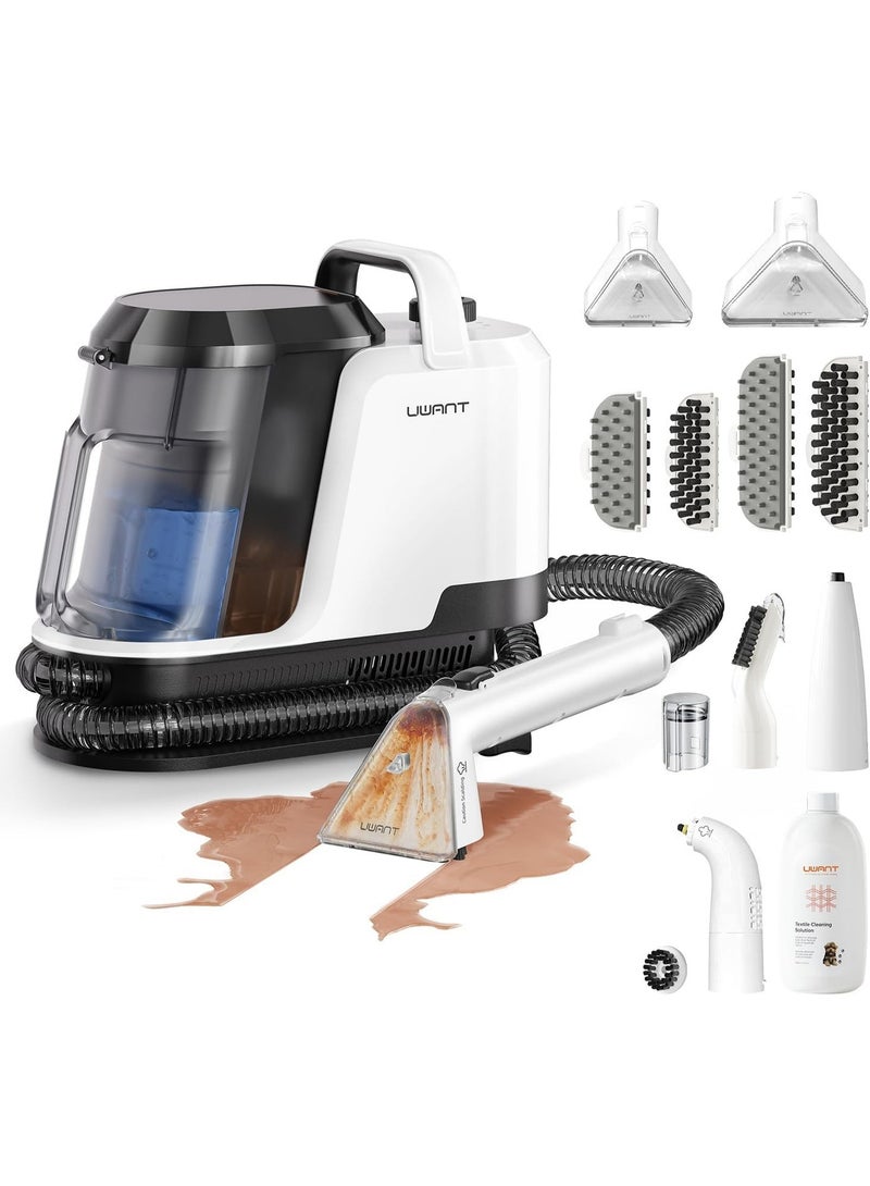 UWANT Y100 Steam Spotless Carpet  Cleaner 100°C Steam, 60°C Hot Water, 18000Pa Suction, Portable Carpet & Upholstery Cleaner, Sofa, Car, Kitchen, Tough Stain Removal - Image 1