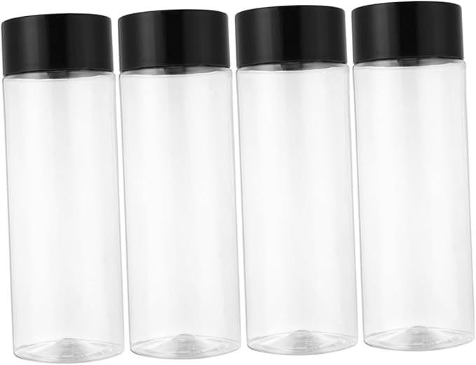Disposable Plastic Beverage Bottles Food Grade Pet Juice Storage Containers 19 7X5cm 12PCS - Image 1