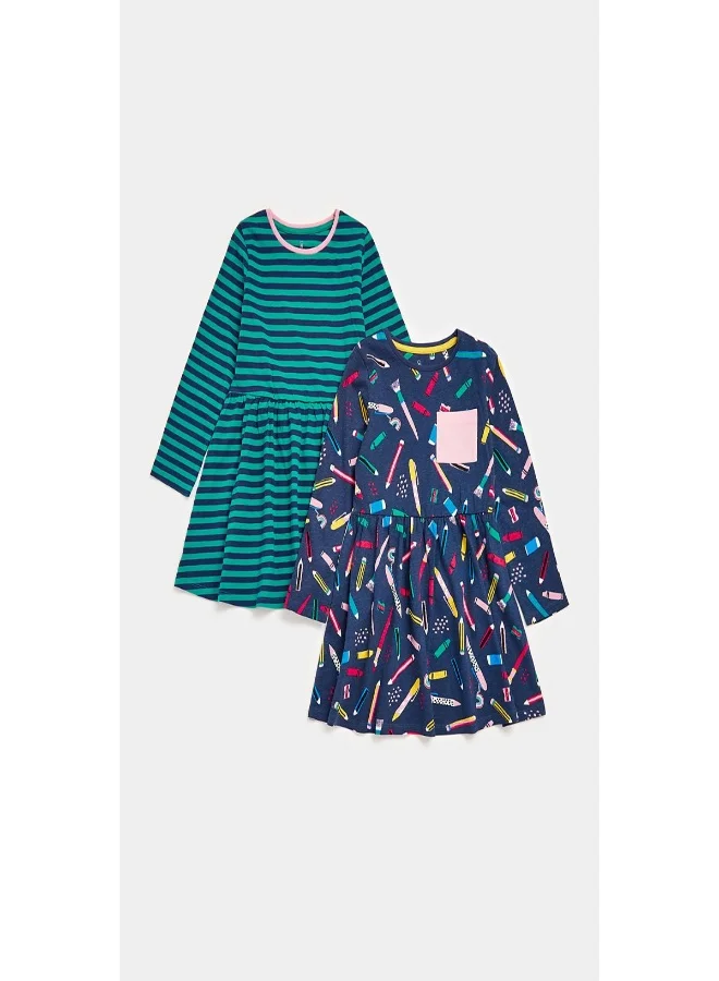 mothercare Jersey Dresses 2 Pack