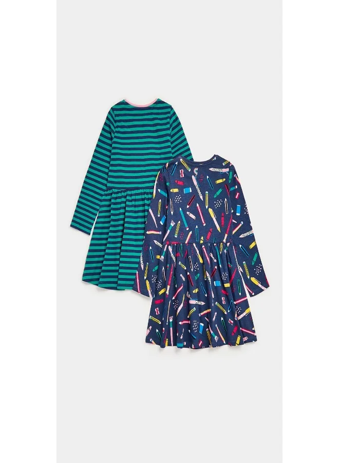 mothercare Jersey Dresses 2 Pack