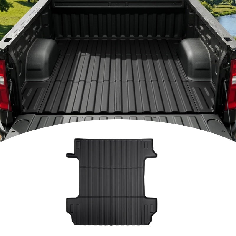 Utiiy 58FT Bed Mat Compatible with 20192025 Chevy Silverado 1500GMC Sierra 1500 Truck Bed Liner Pickup Car Truck Potector for Chevrolet Silverado Accessories1925 SilveradoSierra 1500 58FT - Image 3