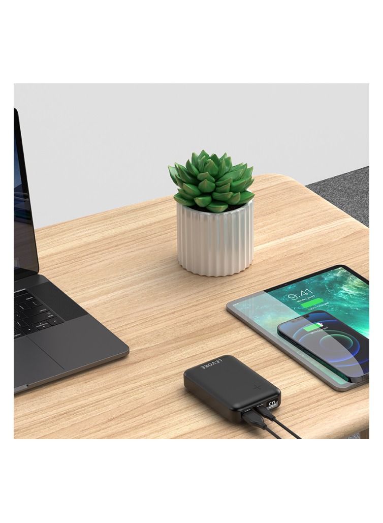 ليفور المخرج 2: Type-C PD 20W سعة البطارية: 10.000 مللي أمبير المادة: بلاستيك (مطلي بالأشعة فوق البنفسجية غير اللامع) - Image 2