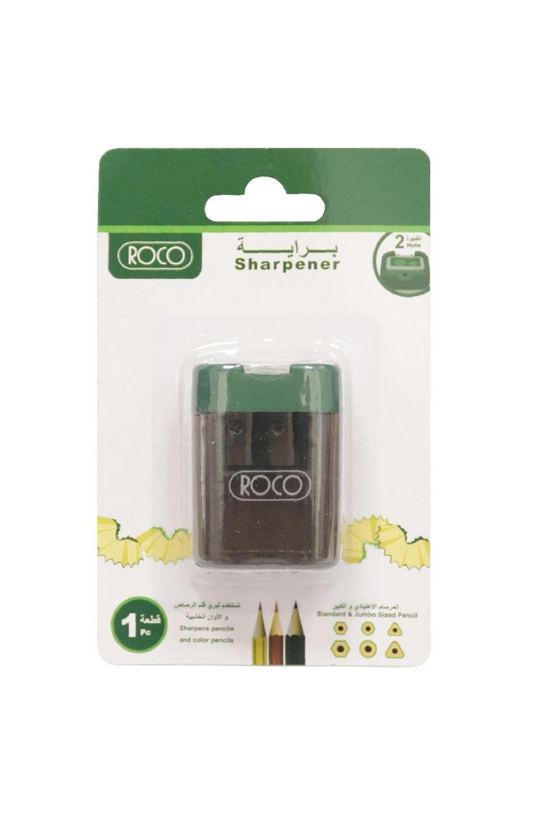 روكو مبراة جيب فتحتان