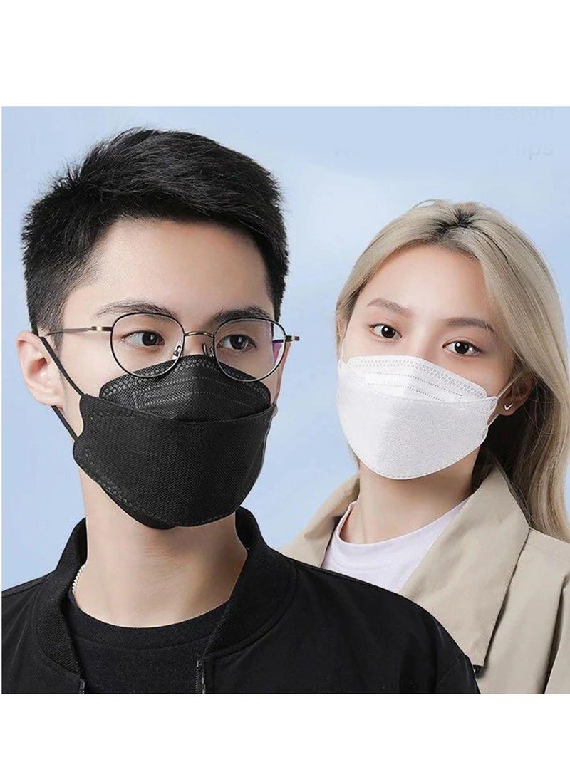 Pack Of 10 N95 Disposable Particulate Respiratory Face Mask for Adults White - Image 3