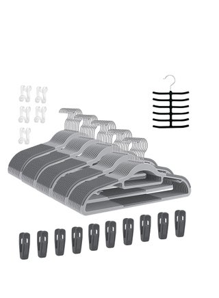 Clothes Hangers, Heavy Duty Durable Standard Clothes Hanger, Plastic Suit Coat Shirt Hangers, 50 PACK Space Saving Clothes Hanger with Rubber Coating 16.5Inches - 50pcs Dark Grey) - pzsku/ZF561B02D2E7BA2D7762CZ/45/1746385527/b3a6eee6-0d6a-4423-abe2-668ddd7be742